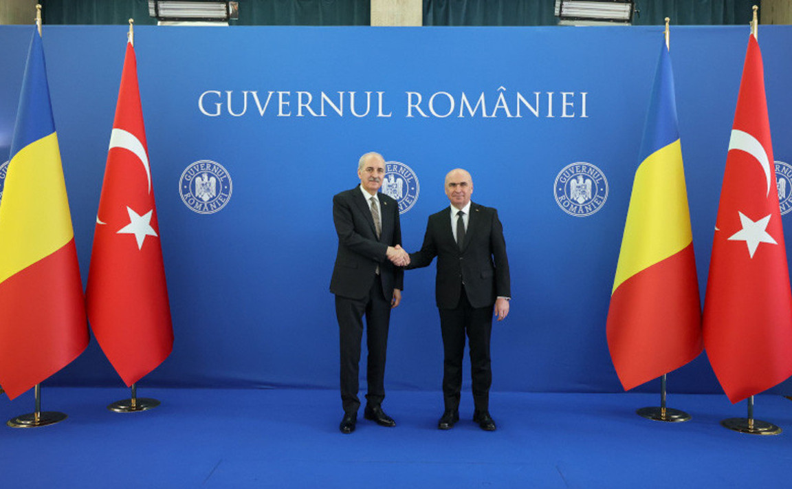 TBMM Başkanı Kurtulmuş, Bükreş’te, Romanya Başbakanı Bolojan ile Görüştü