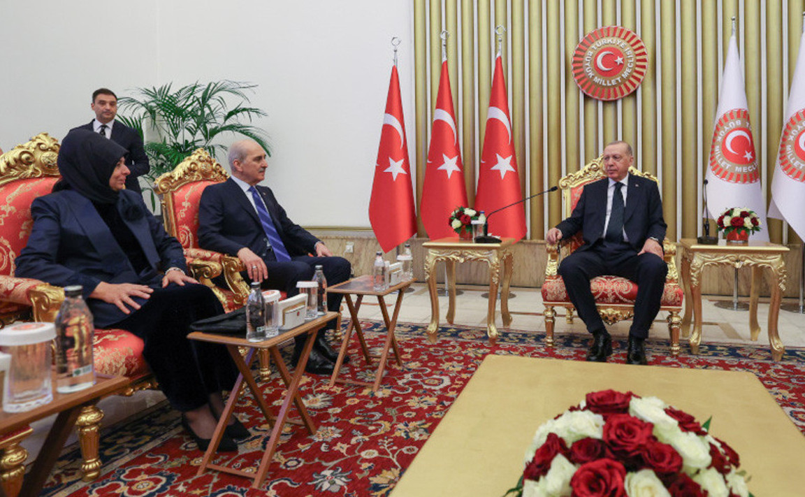 Cumhurbaşkanı Erdoğan, TBMM'deki 23 Nisan Resepsiyonuna Katıldı