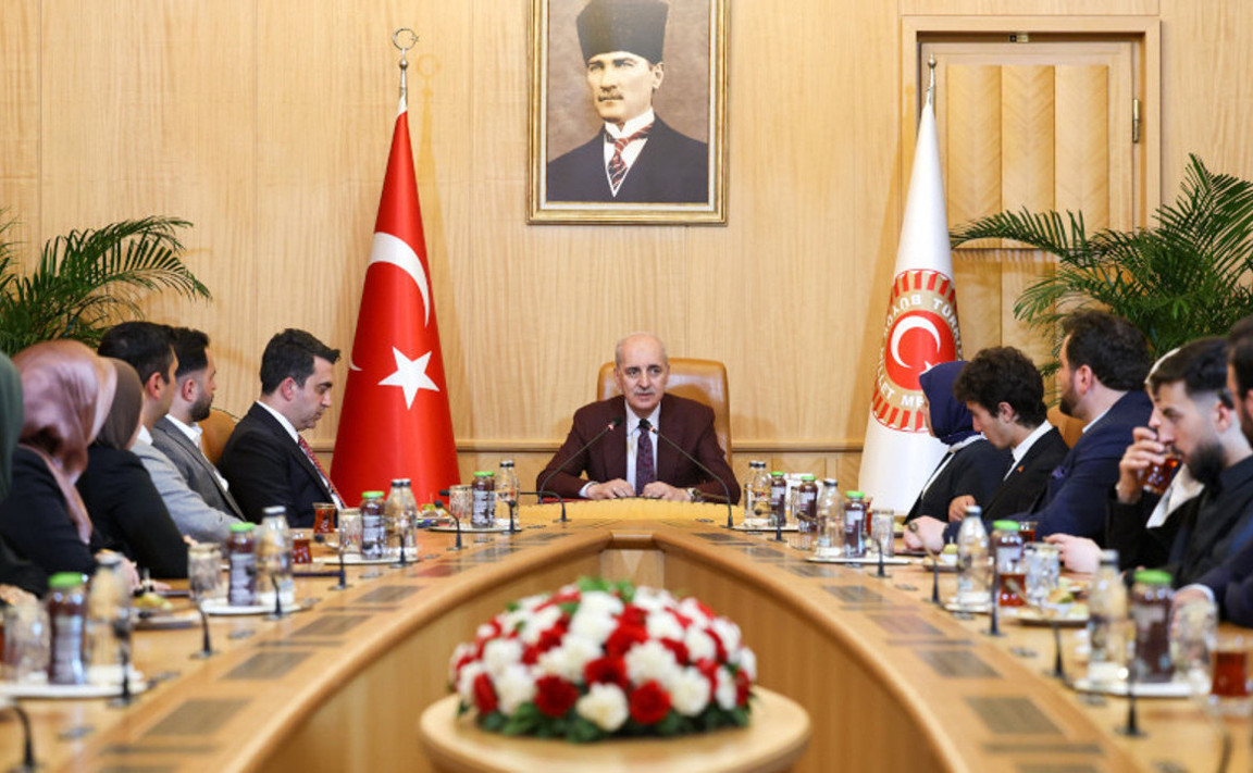 TBMM Başkanı Kurtulmuş, Yurt Dışındaki Genç Sivil Toplum Kuruluşu Temsilcilerini Kabul Etti