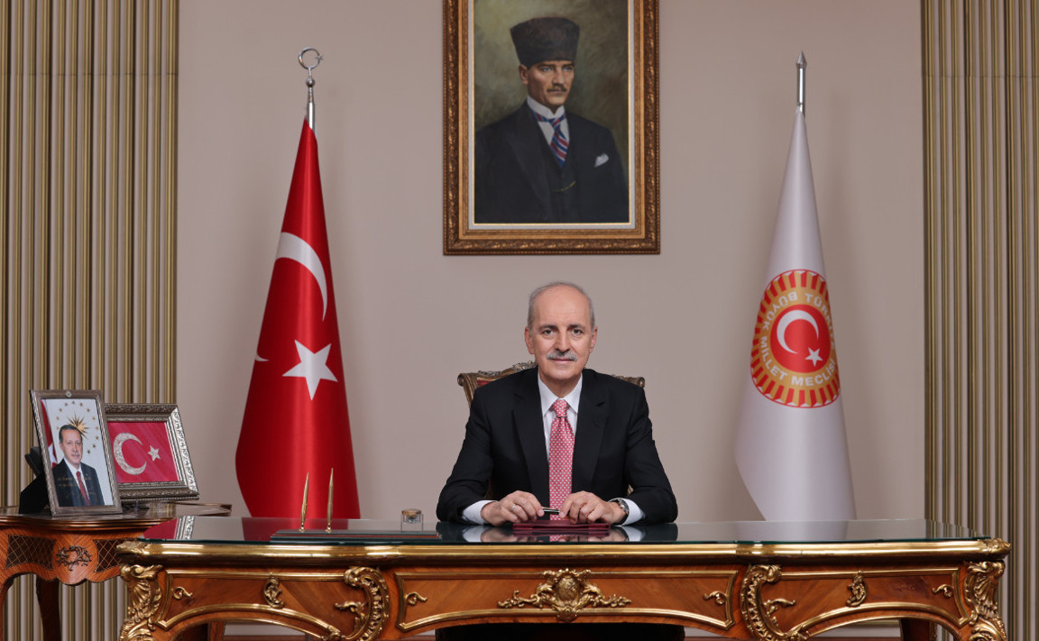 TBMM Başkanı Kurtulmuş, Azerbaycan Telegraf Haber Ajansının Sorularını Yanıtladı