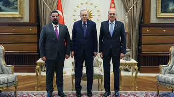 Cumhurbaşkanı Erdoğan, Irak Temsilciler Meclisi Başkanı Heybet Halbusi’yi Kabul Etti