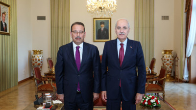 TBMM Başkanı Kurtulmuş, Sayıştay Başkanı Yener’i Kabul Etti