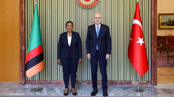 Zambiya Ulusal Meclisi Başkanı ile Görüşme