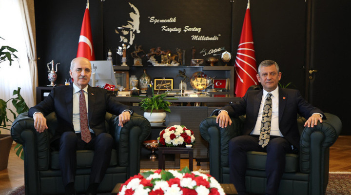 TBMM Başkanı Kurtulmuş, CHP Genel Başkanı Özel’i Ziyaret Etti