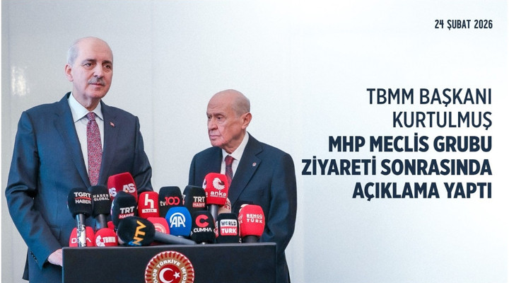MHP Meclis Grubu ziyareti sonrasında açıklama