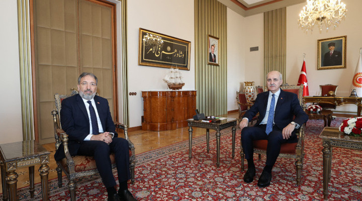 TBMM Başkanı Kurtulmuş, Diyanet İşleri Başkanı Arpaguş’u Kabul Etti