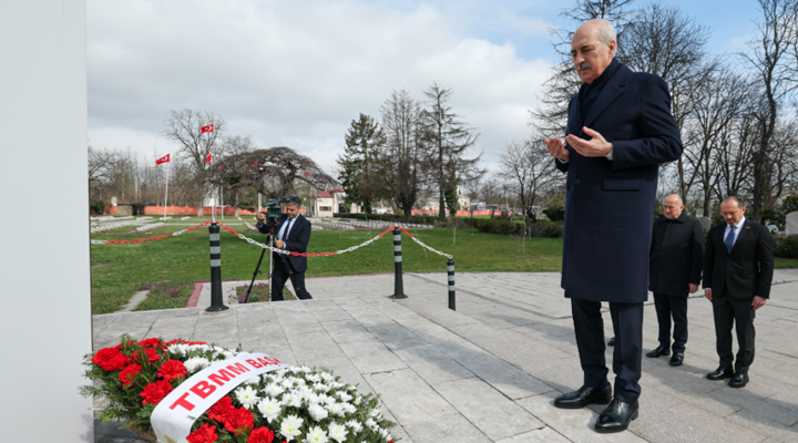 TBMM Başkanı Kurtulmuş, Bükreş Türk Şehitliği’ni Ziyaret Etti