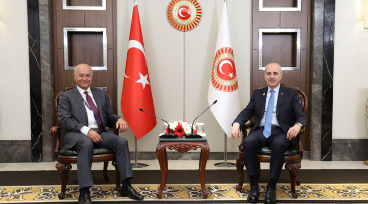 TBMM Başkanı Kurtulmuş, BM Mülteciler Yüksek Komiseri Salih ile Görüştü