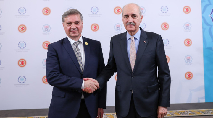 TBMM Başkanı Kurtulmuş, Bosna Hersek Temsilciler Meclisi Birinci Başkanvekili Zvizdic ile Görüştü