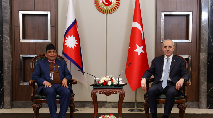 TBMM Başkanı Kurtulmuş, Nepal Ulusal Meclis Başkanı Dahal ile Görüştü