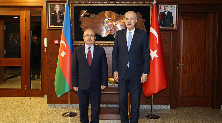 TBMM Başkanı Kurtulmuş, Türkiye'nin Bakü Büyükelçiliğini Ziyaret Etti