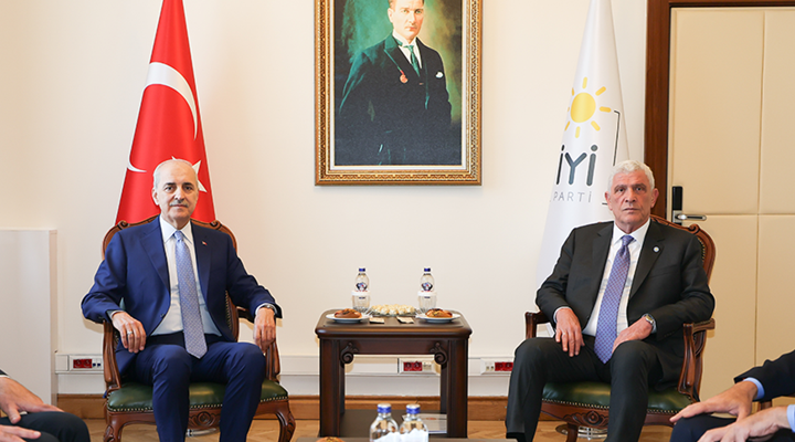 TBMM Başkanı Kurtulmuş, İYİ Parti Genel Başkanı Dervişoğlu ile Görüştü