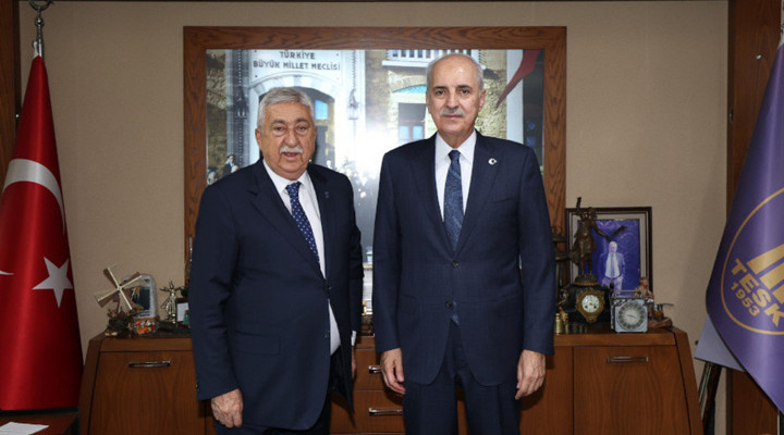 TBMM Başkanı Kurtulmuş, TESK'i Ziyaret Etti