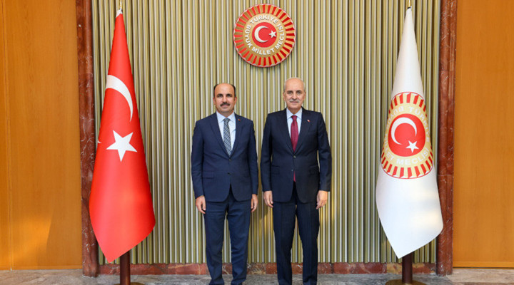 TBMM Başkanı Kurtulmuş, Dünya Belediyeler Birliği Başkanı Altay’ı Kabul Etti