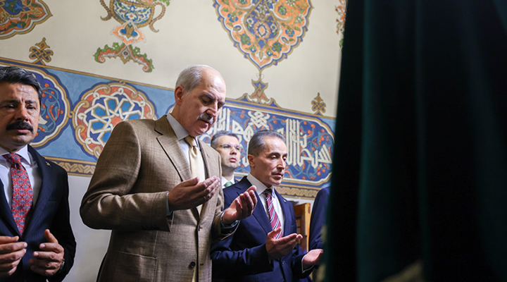 TBMM Başkanı Kurtulmuş, Hacı Bektaş-ı Veli Türbesi'ni Ziyaret Etti