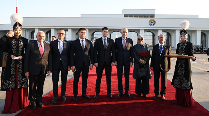 TBMM Başkanı Kurtulmuş, TÜRKPA 15. Genel Kurulu için Kırgızistan'da